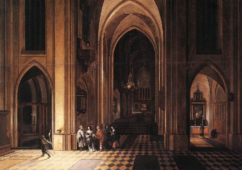 NEEFFS, Pieter the Elder Interior of a Church ag oil painting image